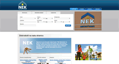 Desktop Screenshot of nek.ba